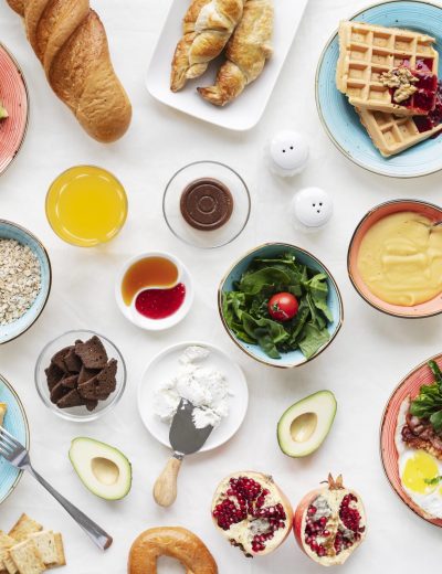 arrangement-with-delicious-food-view